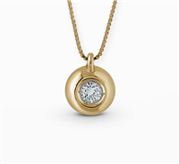 Collana Gioielleria Dossena  Donna in Oro giallo Diamante CIPOLLINA-DIA-01